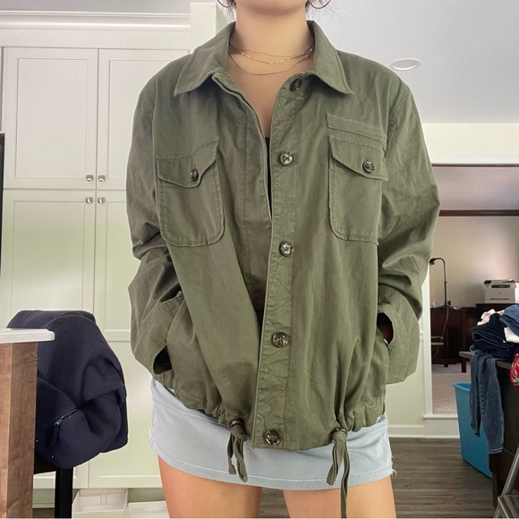 Green Cargo Jacket - Picture 2 of 3
